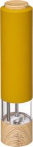 Elektrische pepermolen kunststof oranje 22 cm - Pepermaler - Kruiden en specerijen vermalers