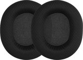 kwmobile 2x oorkussens geschikt voor SteelSeries Arctis 3 / Arctis 5 / Arctis 7 / Arctis 9 / Arctis 9X - Earpads voor koptelefoon in zwart