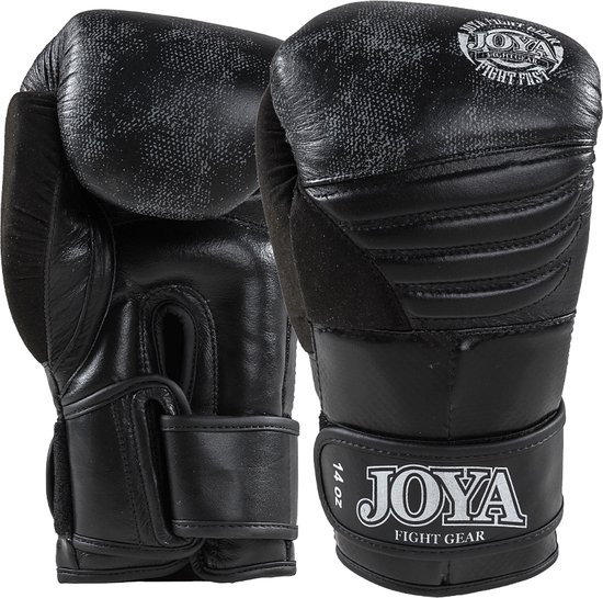 Foto: Joya falcon kick bokshandschoenen zwart 12 oz 