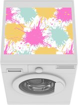 Wasmachine beschermer mat - Stippen - Patronen - Waterverf - Breedte 55 cm x hoogte 45 cm