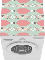 Wasmachine beschermer mat - Pastel - Patronen - Bohemian - Breedte 60 cm x hoogte 60 cm