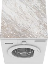 Protecteur de machine à laver - Tapis de machine à laver - Marbre - Wit -  Grijs -... | bol.com
