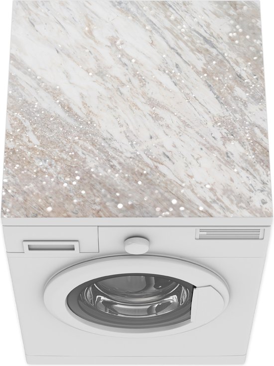 Tapis de protection pour machine à laver - Marbre - Glitter - Goud -  Largeur 60 cm x... | bol.com