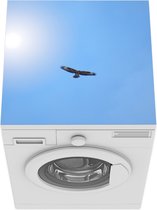 Wasmachine beschermer mat - Buizerd - Lucht - Zon - Breedte 60 cm x hoogte 60 cm