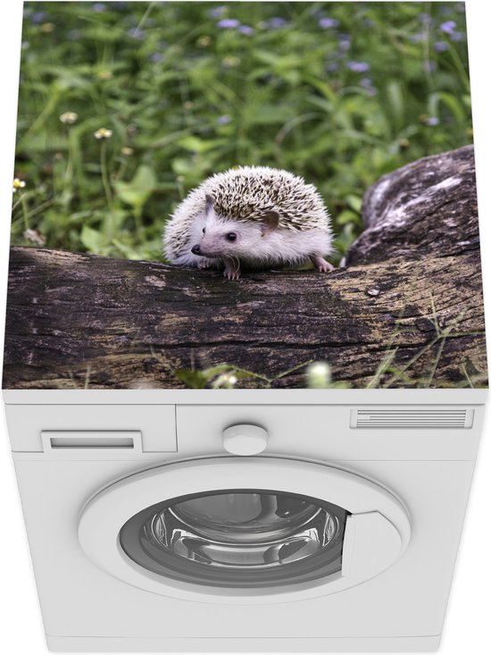Wasmachine en droger top protector mat cover, boho dier marmer wasmachine top cover mat, absorberende sneldrogende afvoer mat, aanrecht mat, antislip koelkast cover pad, tapijt (bloemen, 40 x 50 cm