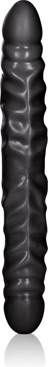Goedkoopste CalExotics - Veined Double Dong 12 inch - Dongs Double Zwart