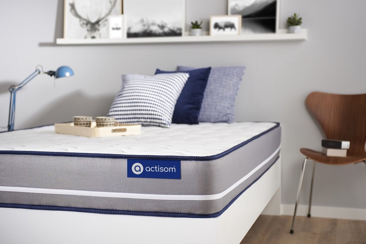 Actimemo pur matras 90x220cm , Traagschuim , Stevig, 3 comfortzones