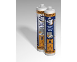 Renovaid Renoflex Oranje | 600 ML | Duurzaam | Blijvend Elastisch | Goede Hechting | Onderhoud Hout