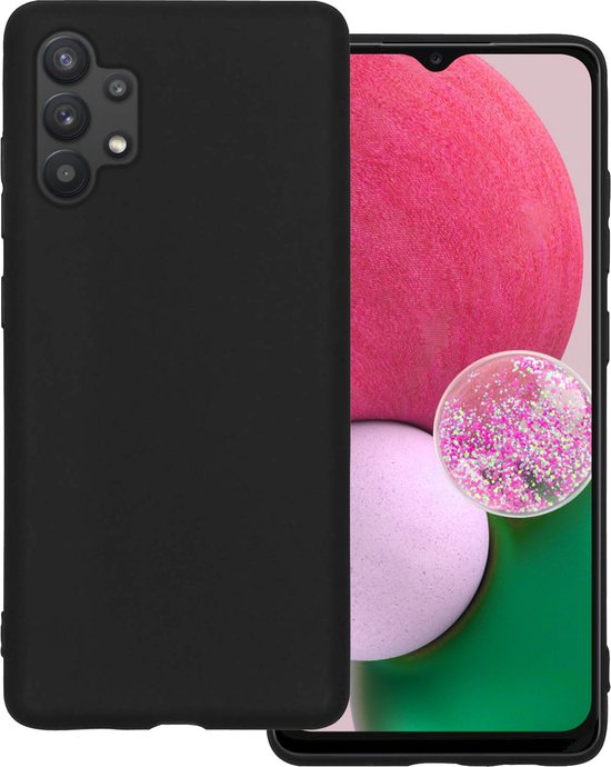 Samsung Galaxy A13 4G Hoesje Zwart Siliconen Samsung Galaxy A13 4G
