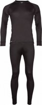 thermosuit Montana II junior polyester zwart maat 128