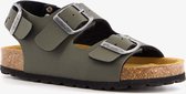 Groot leren jongens bio sandalen - Groen - Maat 32 - Extra comfort - Memory Foam