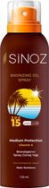 SiNOZ Zonnebrand Spray met Bronzer - Factor 15 - Zonnebrand - 150 ml