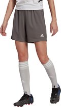 adidas - Entrada 22 Shorts Women - Grijs Voetbalbroekje-M