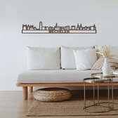 Skyline Mechelen Zwart Mdf 165 Cm Wanddecoratie Voor Aan De Muur Met Tekst City Shapes