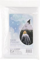 regenponcho 14,5 x 10,5 cm polyester transparant