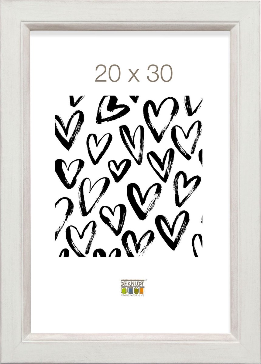 Deknudt Frames fotolijst S42LF1 - wit - voor foto 20x30 cm