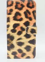 P.C.K. Hoesje/Boekhoesje/Bookcase luipaard print geschikt voor Samsung Galaxy S21 FE