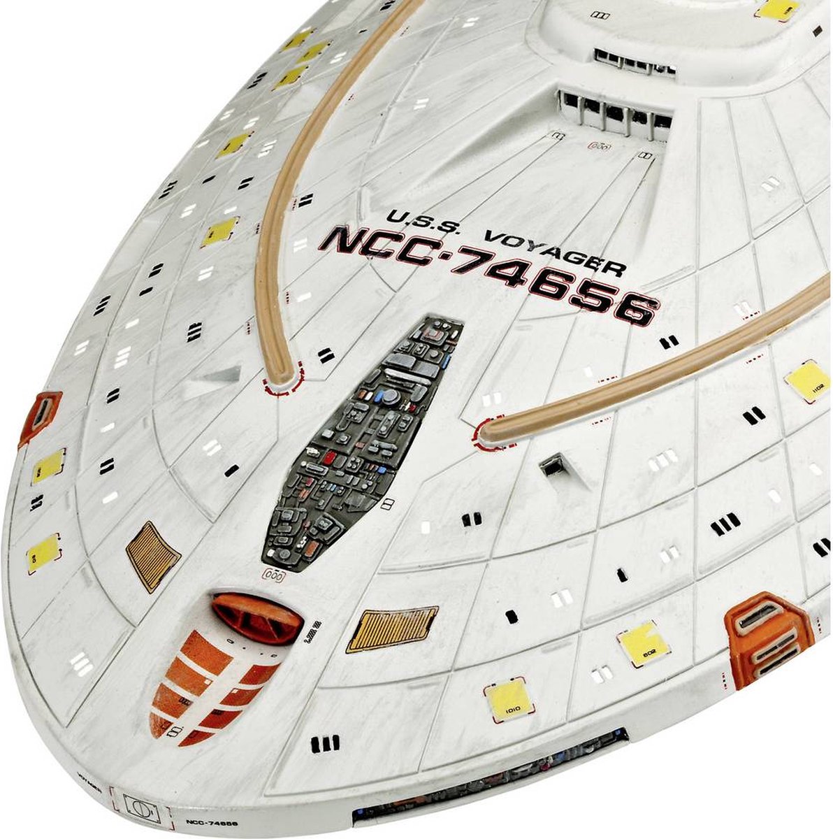 Revell Modelbouwpakket Ruimtevaart - 04992 U.S.S. Voyager - Star Trek Plastic - 1:670 - Modelbouw — afbeelding 10