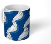 Mok - Koffiemok - Patroon - Zee - Golven - Mokken - 350 ML - Beker - Koffiemokken - Theemok