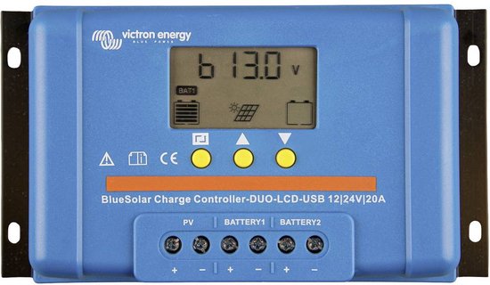 Victron BlueSolar PWM-LCD&USB 12/24V-20A - Victron Energy