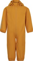 Minymo - Softshell overall voor kinderen - Golden Orange - maat 86cm