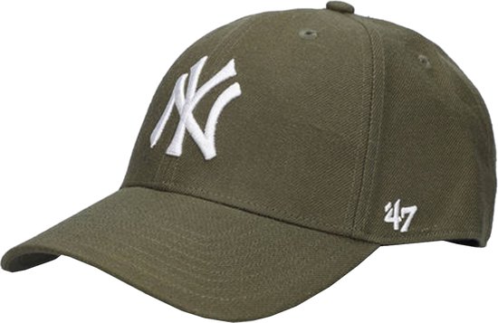 47 Brand New York Yankees MVP Cap B-MVPSP17WBP-SW, Unisex, Groen, Pet, maat: One size