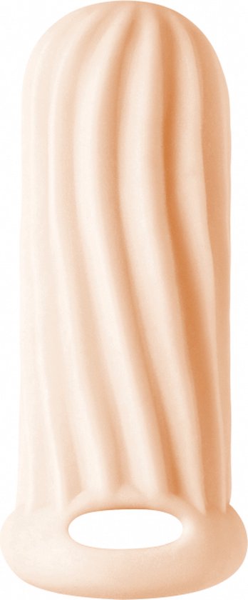 Foto: Penis sleeve penisverlenger penis extender flexibel stretch homme wide 9 12 cm beige