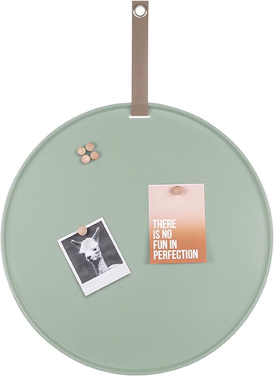 Pt, (Present Time) Perky - Tableau magnétique / mémo - fer à repasser - 50cm - vert