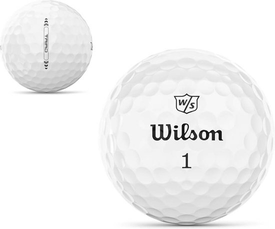 Wilson Staff Triad 2022 Golfballen - Wit -12 Stuks van Wilson — afbeelding 2