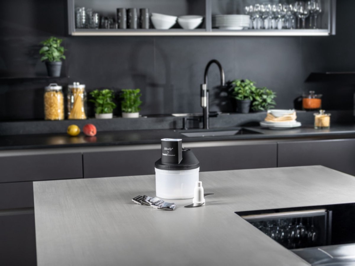 Bamix SliceSy elektrische rasp Zwart, Transparant – foto 5