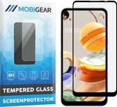 Mobigear Screenprotector geschikt voor LG K61 Glazen | Mobigear Premium Screenprotector - Case Friendly - Zwart