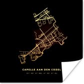 Affiche Capelle aan den IJssel - Carte - Carte - Plan de la ville - 30x30 cm