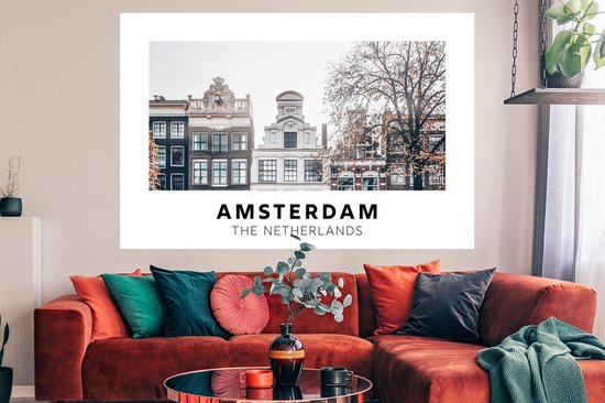 Affiche Nederland - Amsterdam - Maison - 180x120 cm XXL