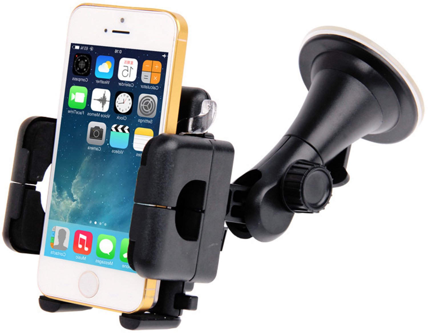 Mobigear Smartphone Autohouder Zuignap Universeel 51mm tot 105mm