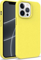 Mobigear Hoesje geschikt voor Apple iPhone 13 Mini Telefoonhoesje Eco Friendly | Mobigear Bio Backcover | iPhone 13 Mini Case | Back Cover - Geel
