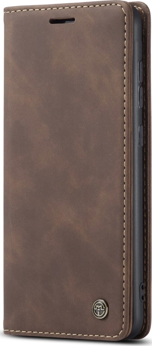 Caseme Telefoonhoesje geschikt voor Samsung Galaxy A21s Hoesje | Caseme 013 Bookcase Portemonnee | Pasjeshouder voor 2 Pasjes | Telefoonhoesje voor Pinpas / OV Kaart / Rijbewijs - Bruin