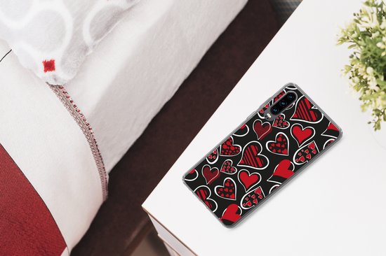 Coque Huawei P30 - Filles - Cœur - Amour - Motifs - Coque de téléphone en Siliconen -