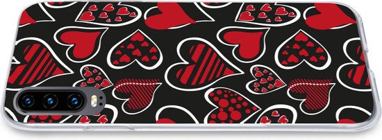 Coque Huawei P30 - Filles - Cœur - Amour - Motifs - Coque de téléphone en Siliconen -