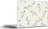 Autocollant pour ordinateur portable - 10,1 pouces - Chien - Dalmatien - Pastel - Garçon - Design - 25x18cm - Autocollants pour ordinateur portable - Skin pour ordinateur portable - Housse