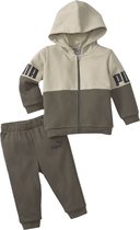 Puma Minicats Power Jogger 589369-44, voor een jongen, Groen, Trainingspak, maat: 62