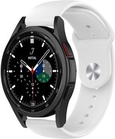 Strap-it Samsung Galaxy Watch 4 Classic 46mm sport band - wit