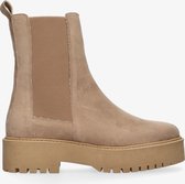 Tango | Bee chunky 88-f camel vegan suede chelsea boot - camel sole | Maat: 39