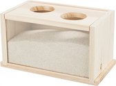 TRIXIE ZANDBAD VOOR MUIZEN / HAMSTERS HOUT 20X12X12 CM