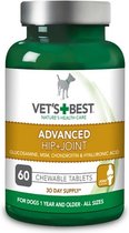 Vets best advanced hip+joint hond 60 TBL
