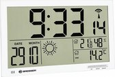 weerstation MyTime Jumbo 37 cm wit 2-delig