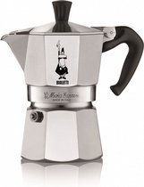 percolator Moka Express 90 ml aluminium zilver