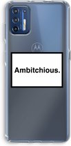 Case Company® - Motorola Moto G9 Plus hoesje - Ambitchious - Soft Cover Telefoonhoesje - Bescherming aan alle Kanten en Schermrand