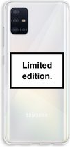 Case Company® - Samsung Galaxy A51 4G hoesje - Limited edition - Soft Cover Telefoonhoesje - Bescherming aan alle Kanten en Schermrand