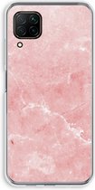 Case Company® - Huawei P40 Lite hoesje - Roze marmer - Soft Cover Telefoonhoesje - Bescherming aan alle Kanten en Schermrand