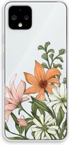Case Company® - Google Pixel 4 hoesje - Floral bouquet - Soft Cover Telefoonhoesje - Bescherming aan alle Kanten en Schermrand